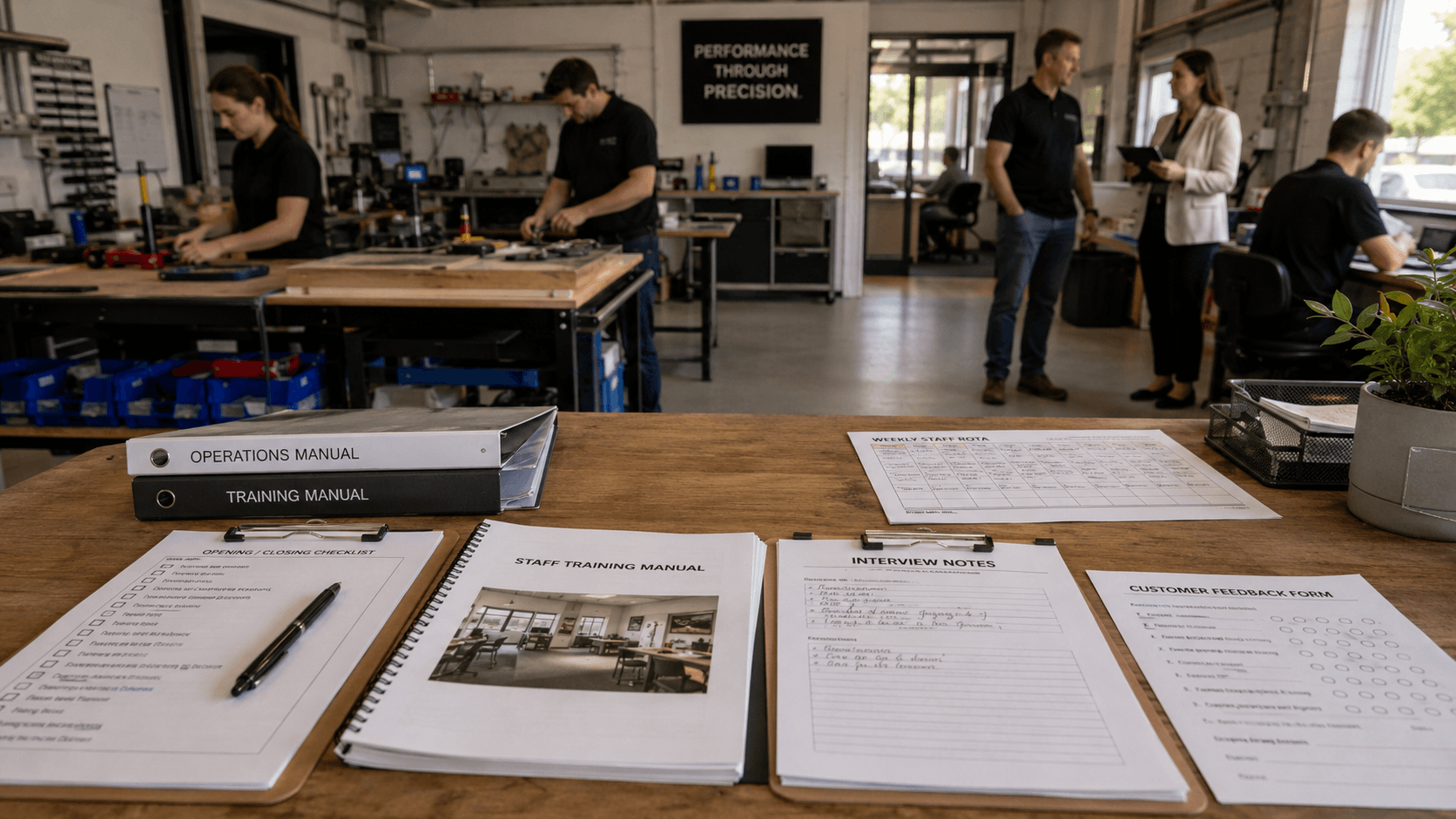 A set of manuals
